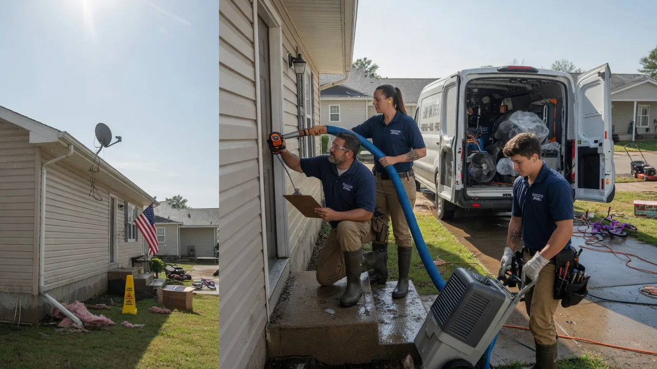 Ceiling Water Damage Restoration in Souris, ND near me